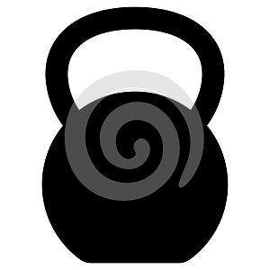Kettlebell icon. Vector illustration