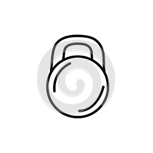 kettlebell icon vector set collection for web