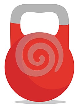 Kettlebell, illustration, vector