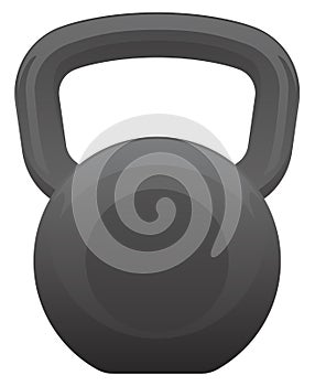 Kettlebell Isolated Vector Illustration