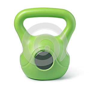 Kettlebell on white background