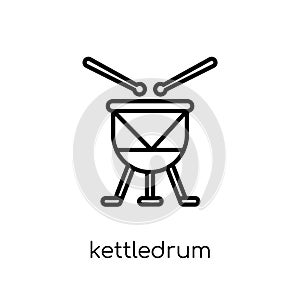 Kettledrum icon from collection.