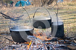 Kettles in the fire photo