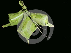 Ketupat or rice dumpling is a local delicacy during the festive season. Ketupats, a natural rice casing made from green young