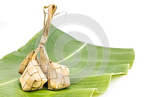 Ketupat, rice dumpling popular Malay food during Hari Raya celebration