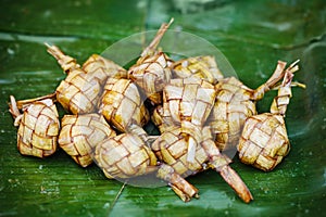 Ketupat - traditional eastern dish