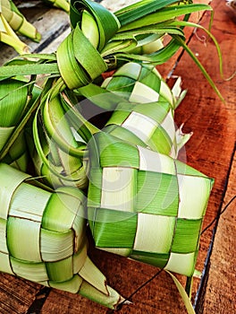 Ketupat is usually made for Eid photo