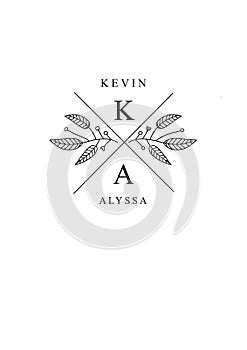 Kevin and Alyssa Logo