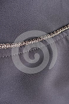 Kevlar insert on technical mountain jacket in microfleece