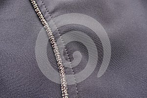 Kevlar insert on technical mountain jacket in microfleece