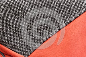 Kevlar insert on technical mountain jacket in microfleece