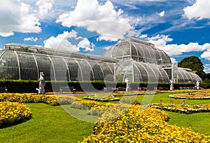 Kew gardens greenhouse in London