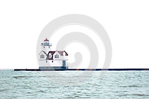 Kewaunee Pierhead Lighthouse, Wisconsin, Lake Michigan photo