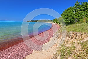 Keweenaw Beach Landscape Michigan photo