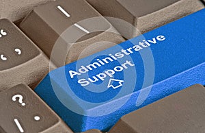 Key for administrative support