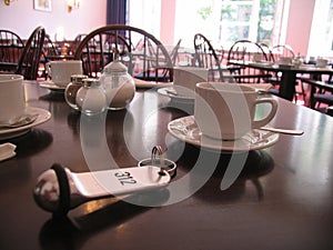 Key on breakfast table