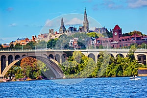 Key Bridge Georgetown University Washington DC