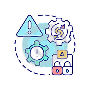 Key Business Risk Management Framework Icon