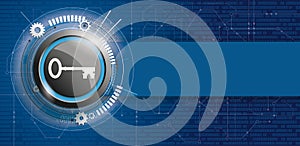 Key Circuit Board Banner Data