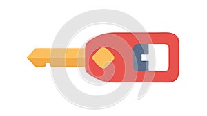 Key Card Icon for Access Control and Security, vector design Generative AI