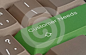 Key for customer needs