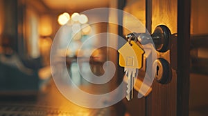 The Key in the Door.AI generated image