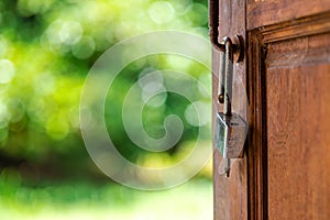 Key and the door to hope and success in the future