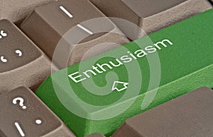 Key for enthusiasm