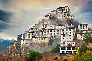 Key Gompa - tibetan buddhist monastery in Spiti