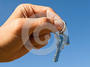 Key in hand.