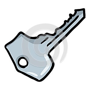 Key Hand Drawn Doodle Icon