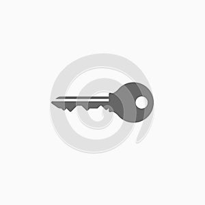 Key icon, lock, padlock, unlock