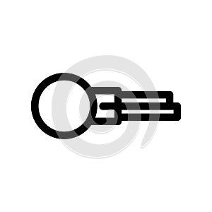 Key icon or logo isolated sign symbol vector illustration