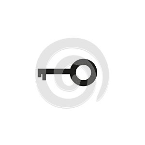 Key icon in trendy flat style isolated on background. Key icon page symbol for your web site design Key icon logo, app