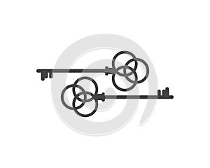 key icon vector illustration