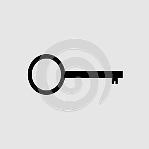 Key icon vector
