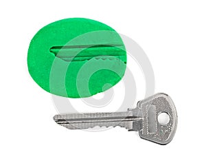 Key impression - security concept