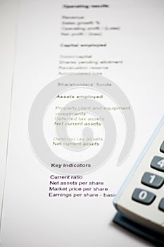 Key Indicators photo