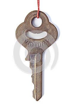 Key isolated on white background