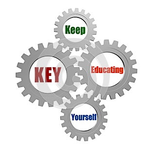 KEY - keep educating yourself in silver gears