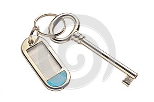 Key and keyring with label