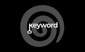 key keyword logo text vector design icon illustration