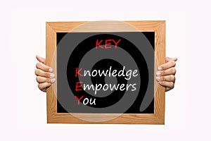 KEY - Knowledge Empowers You