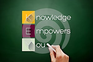 KEY - Knowledge Empowers You acronym