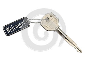 Key with label Welcome