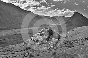 The Key Monastery,a Tibetan Buddhist monastery located in India