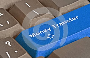 Key for money transfer