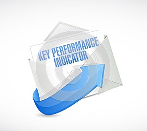 key performance indicator email illustration