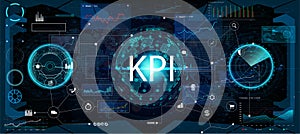 Key Performance Indicator KPI and business analytics BA