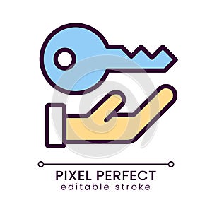 Key pixel perfect RGB color icon